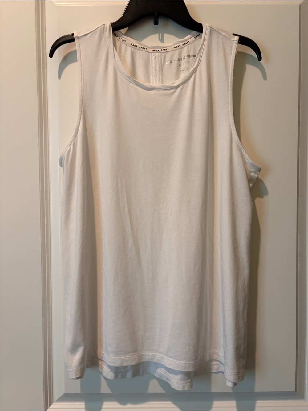 DKNY White Logo Tank